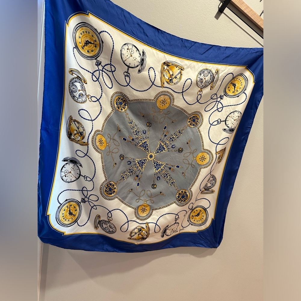 100% silk Rolex Geneve scarf